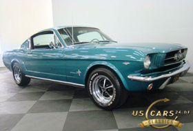 1965 Mustang Midnight Turquoise