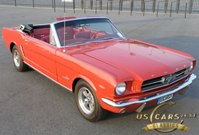 1965 Mustang Poppy Red