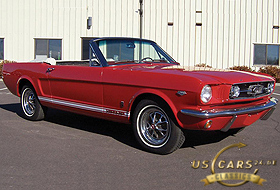 1965 Mustang Rangoon Red