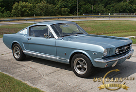 1965 Mustang Silver Blue