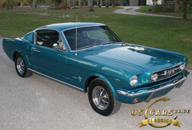 1965 Mustang Twilight Turquoise