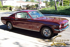 1965 Mustang Vintage Burgundy