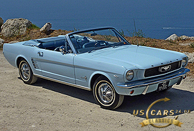 1966 Mustang Arcadian Blue / Light Blue