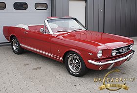 1966 Mustang Candy Apple Red