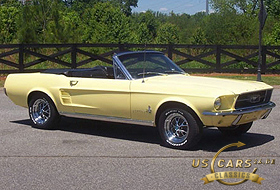 1967 Mustang Springtime Yellow