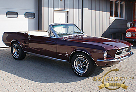 1967 Mustang Vintage Burgundy