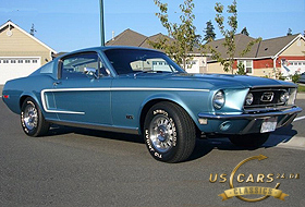 1968 Mustang Gulfstream Aqua