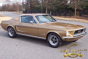 1968 Mustang Sunlit Gold