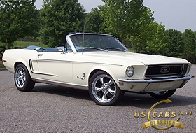 1968 Mustang Wimbledon White