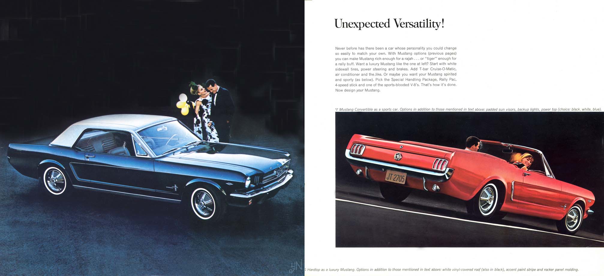 1964.5 Mustang Prospekt Seite 8-9