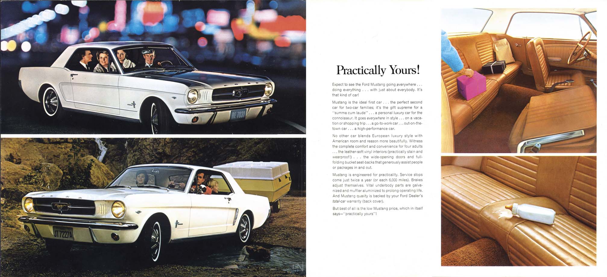 1964.5 Mustang Prospekt Seite 10-11