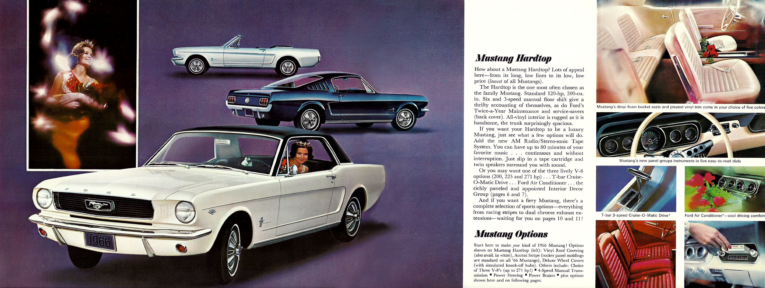 1966 Mustang Prospekt Seite 4-5