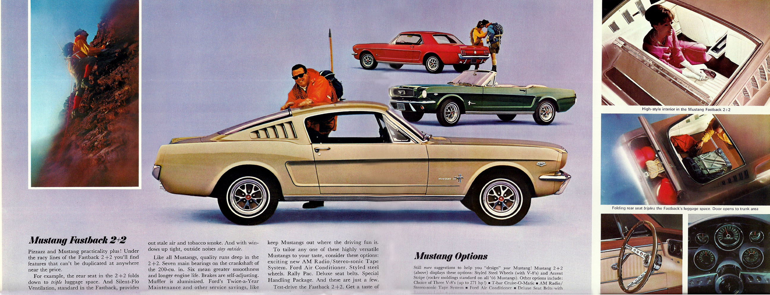 1966 Mustang Prospekt Seite 8-9