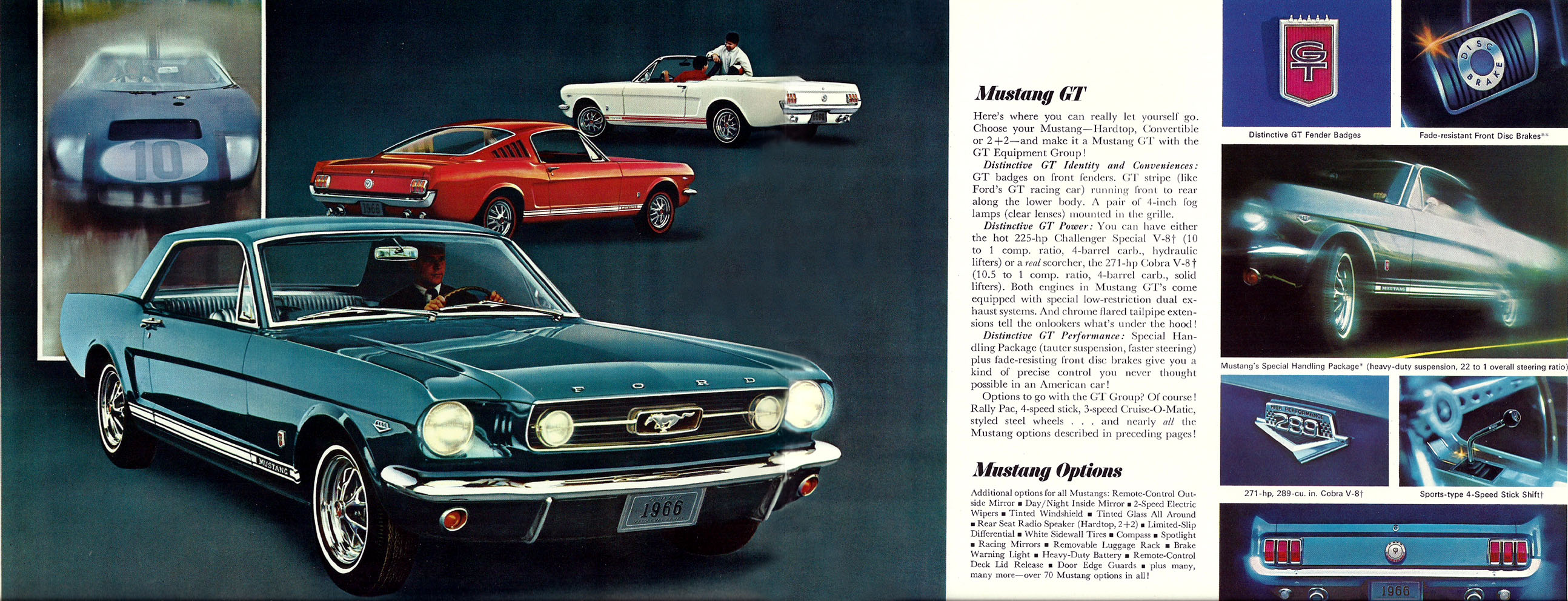 1966 Mustang Prospekt Seite 10-11