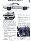 1967 Ford Mustang Dealer Spezifikaionen